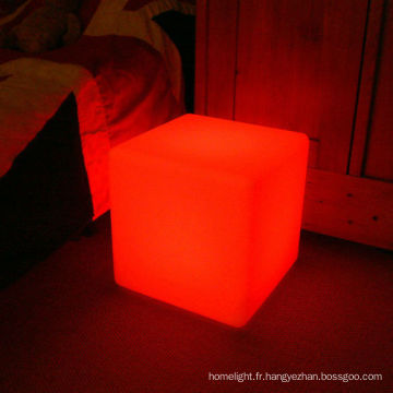 Cube de led coloré clignotant lumineux